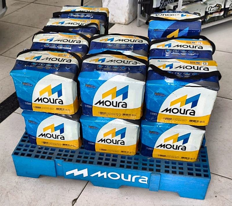 Baterias Moura 60 Ah em estoque